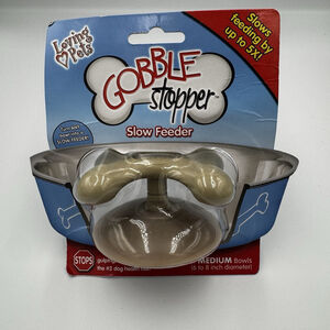 Loving Pets Slow Feeder Gobble Stopper Medium 6–8” Pet Bowl Insert